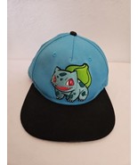 Pokemon Bulbasaur Snapback Adult Baseball Cap Blue Embroidered - £21.01 GBP