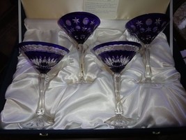 FABERGE MARTINI GLASSES WITHOUT THE ORIGINAL PRESENTATION BOX - £777.93 GBP