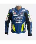 SUZUKI ECSTAR Biker Motorrad Lederjacke Motorrad Racing Lederjacken - $2,699.77 MXN+