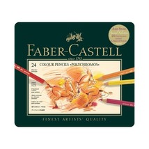 Faber-Castell Polychromos Tin Of 24 Colour Pencils (Ann Swan Selection)  - £65.54 GBP