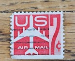 US Stamp US Air Mail 7c Used Red C60 - $0.94