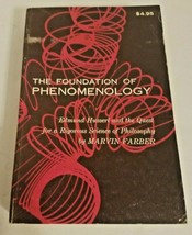 The Foundation of Phenomenology : Edmund Husser, Farber, Marvin, 1968 - £45.78 GBP