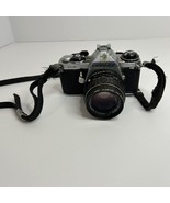 Pentax ME 35mm SLR Camera BODY Parts or Repair Vivitar Skylight 1A 49mm ... - $64.59 CAD