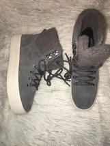 Marc Fisher High Top Faux Fur Platform Sneakers Size 6.5 new - $84.39 CAD