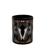 Majestic Horse Black Mug | Horse Lover Gift, Equestrian Decor - €7,62 EUR+