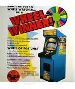 Wheel Of Fortune Arcade Flyer Original Gametek 1989 Video Game Retro Vin... - £16.15 GBP