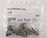 IKEA UTRUSTA Hinge 110° Degree 2 Pieces 402.826.58 New - $9.80