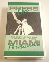 Miami Hurricanes: Press On (1987 National Champions) Ncaa Football Vhs Videotape - £18.01 GBP