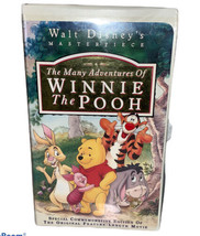 Walt Disney Masterpiece The Many Adventures of Winnie the Pooh (VHS, 1996) - £7.62 GBP