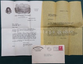 1924 Antique Forrest Laundry Letter Atlantic Ocean City Nj Lorimer Germantown Pa - £33.63 GBP