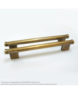 Retro Solid Brass Smooth Round Full Closet Cabinet Door Pull Handles - 6... - $50.59 CAD