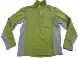 REI Size S Green Quarter Zip Pullover Women&#39;s Mock Neck Sweater - £19.89 GBP