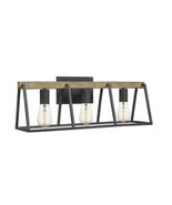 New Quoizel Brockton 24-in 3-Light Grey Ash Transitional Vanity Light - $2,795.15 MXN