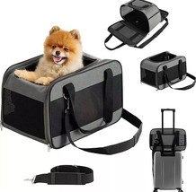 Lesure Cat Dog Carrier Airline Approved - Dog Carrier for Small Dogs BLUE - $366.23 MXN