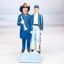 Gettysburg Mount Hope Decanter 7&quot; Fireman Soldier Figure Porcelain Bisqu... - $29.09