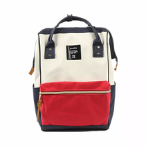  Anello Original Backpack Rucksack Unisex Canvas School Bag Bookbag Handbag - £16.02 GBP