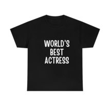 World&#39;s Best Actress T-Shirt, Inspired T-Shirt Navy / 3XL - £16.32 GBP+