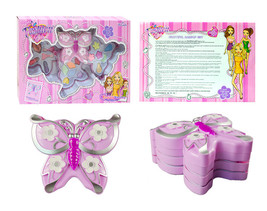 Children&#39;s intellectual development  make-up toys girls butterfly cosmetic toy g - £10.95 GBP