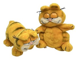 Vintage 1980s Garfield Plush Toy Lot w/ Odie Arlene Nermal Suction Cups Dakin image 2