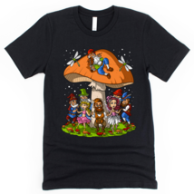 Hippie Mushroom Gnomes Festival T-Shirt - £22.43 GBP