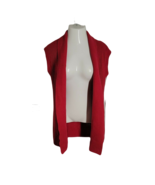 Bay Studio Cute Open Front Knit Cardigan Sweater Top ~ Sz M ~ Sleeveless... - £13.61 GBP