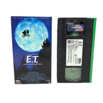 VTG E.T. The Extra-Terrestrial VHS Cassette Video Tape Black Green Case - $39.59