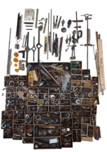 Over 28 Lbs Lot Mixed Machinist Tool / Material / Hardware Hoarde Estate... - $246.46
