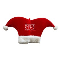 Holiday Jester Hat – Radio City Music Hall Design – Red and White – Good - $349.78 MXN