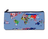 World Flag Map Pencil Case - £13.72 GBP