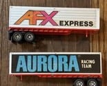 2 - Afx Trailers - Aurora Racing Team And AFX Express Slot Car Trailers ... - $64.35