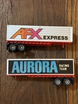 2 - Afx Trailers - Aurora Racing Team And AFX Express Slot Car Trailers ... - $64.35