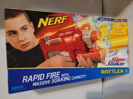 BRAND NEW Nerf Super Soaker RED Rattler Rapid Fire w/Massive Soaking Capacity - £34.58 GBP
