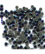 Rhinestones 3mm 10ss  AB BLUE AMETHYST Hot Fix  2 gross 288 pieces - £5.35 GBP