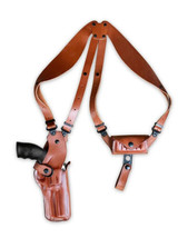 Fits Uberti Cattlemen 1873 40/44 5.5”BBL Leather Shoulder Holster #1846# - £120.70 GBP