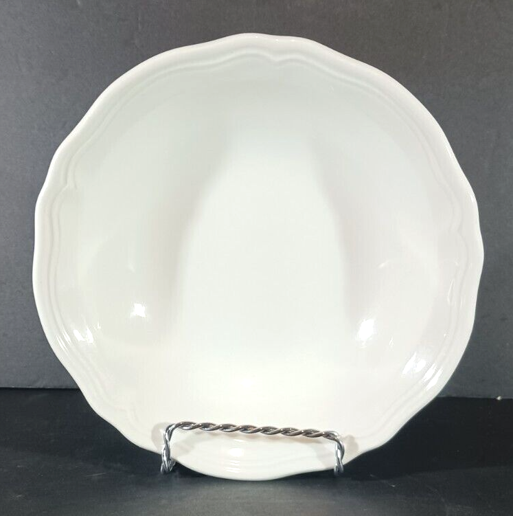 Vintage FEDERALIST IRONSTONE 4238 CEREAL BOWL White 6 1/2&quot; Japan Replacemnt - $7.09