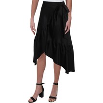 Lauren Ralph Lauren Womens Ruffled Tea Length Wrap Cocktail Skirt 6 - £47.48 GBP