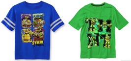 2 Teenage Mutant Ninja Turtles Cotton Tees T-shirts + 1 Toy Glider Boys Size 4 - £21.81 GBP