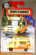 2019 Matchbox 98/100 MBX Service 11/20 ICE CREAM KING Yellow w/Gold Ring Disc Sp - £8.65 GBP