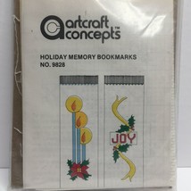 Artcraft Concepts Holiday Memory Bookmarks No. 9828 Joy Candle Craft Kit Set - $14.99