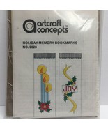 Artcraft Concepts Holiday Memory Bookmarks No. 9828 Joy Candle Craft Kit... - £11.87 GBP