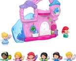 Fisher-Price Little People Toddler Toy Disney Princess Play &amp; Go Castle ... - $33.62