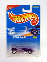 Hot Wheels Speed Shark #458 Purple Die-Cast Car 1996 - £3.15 GBP