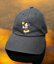 Disney Mickey Mouse Hat Cap Black Adjustable Adidas Boys - $13.85 CAD