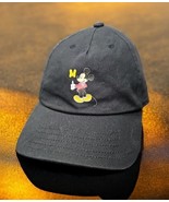 Disney Mickey Mouse Hat Cap Black Adjustable Adidas Boys - $10.19
