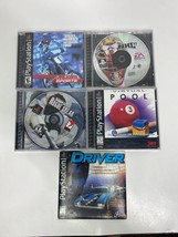 5 Lot PS1 Playstation 1 Games Supercross NHL Rainbow Six Rogue Spear Pool Driver - £19.07 GBP