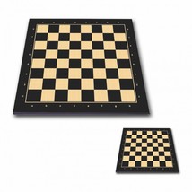 Professional Tournament Chess Board No. 4P BLACK - 17.5&quot; / 45 mm field - £57.99 GBP