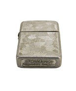 Storm King Flip Top Pocket Lighter, Patchwork Pattern Textured Case, LTR-11 - $268.77 MXN