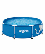 Active 8&#39; x 30&quot; Outdoor Round Frame Above Ground Swimming Pool Set with ... - $10,331.37 MXN