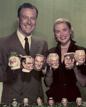 Grace Kelly With Collectors Toby Jugs 8X10 Photo - $9.75