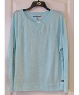 Tommy Hilfiger Sport Long Sleeve Scoopneck Sweater Mint Womens Sz M NWT ... - $21.36